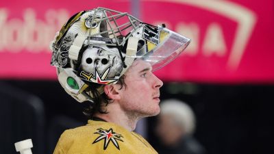 Carter Hart - Philadelphia Flyers - Stanley Cup - Mitch Marner - John Tortorella - Carolina fan chants 'just noise,' says Knights goalie Carter Hart - ESPN - espn.com - Canada - state Indiana
