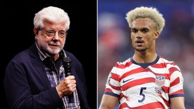 George Lucas spotted at USMNT World Cup opener where player nicknamed 'Jedi' helped deliver 4-1 win