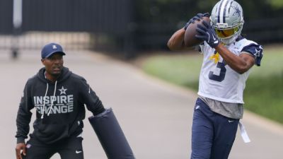 OK with franchise tag, George Pickens at Cowboys minicamp - ESPN