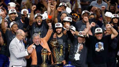 James Dolan - Mitchell Robinson - Bobby Marks - James Dolan: Won't go into second apron to keep Knicks intact - ESPN - espn.com - New York - county Cleveland - state Minnesota - county Cavalier