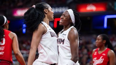 Angel Reese - Sophie Cunningham - Dream relish playoff-like intensity on road, hold off Fever - ESPN - espn.com - state Indiana