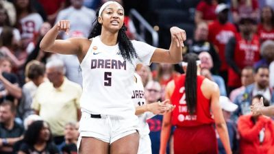 Angel Reese mocks Caitlin Clark after clear push as WNBA's best rivalry hits new gear
