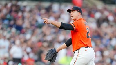 Tarik Skubal gets into shouting match with rival's dugout after strikeout, held back by teammate