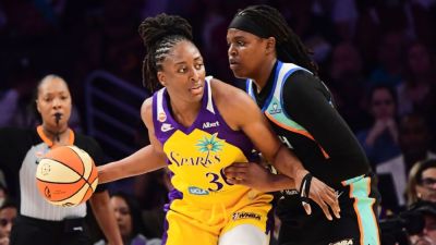 Nneka Ogwumike - Ogwumike's 3-pointer at the buzzer lifts Sparks past Liberty - ESPN - espn.com - New York - Los Angeles - state California