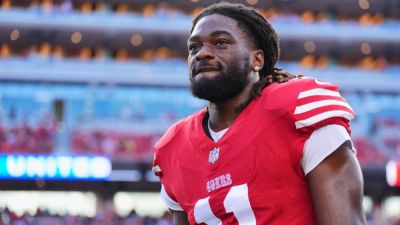 John Lynch - Jayden Daniels - Brandon Aiyuk - Brandon Aiyuk, in limbo with 49ers, shouts 'Go Commanders' - ESPN - espn.com - Washington - San Francisco - state Arizona - Instagram