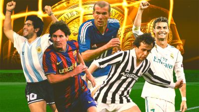 Best male soccer player in the world: Championship Belt by year - ESPN