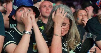 Fans watching in Scotland left disappointed by heavy Brazil defeat