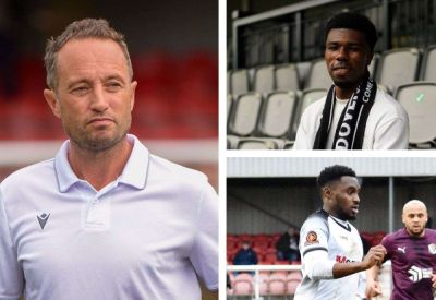 Dover Athletic manager chasing final few players after signing Dequane Wilson-Braithwaite and John Oyenuga and agreeing a new deal for Jalen Jones while Max Fiddes leaves for Dartford