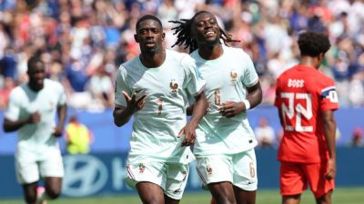 Ousmane Dembélé's first-half hat trick sees France win group - ESPN