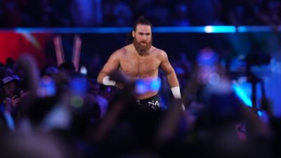Sami Zayn - Liv Morgan - Williams - Night of Champions results: Sami Zayn wins Undisputed WWE title - ESPN - espn.com - Usa - Saudi Arabia - county Green - county Morgan - county King And Queen