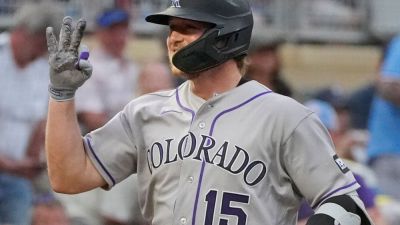 Cal Raleigh - Hunter Goodman hits three home runs in Colorado Rockies' win - ESPN - espn.com - state Minnesota - state Colorado