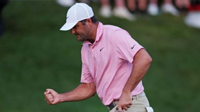 Scheffler forces Monday playoff with Hovland at Travelers - ESPN
