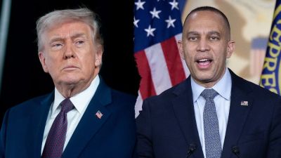 Donald Trump - Adam Silver - Democrat Hakeem Jeffries rips Trump for "ruining" Knicks' first NBA Finals game in 27 years - foxnews.com - New York