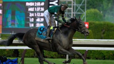 Kentucky Derby winner Golden Tempo wins Belmont Stakes - ESPN