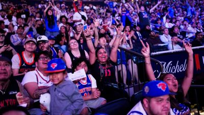 Donald Trump - Mitchell Robinson - NYC cancels Knicks NBA Finals watch party over Trump visit as MSG fires back - foxnews.com - New York - state Texas - area District Of Columbia