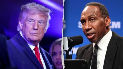 Trump torches Stephen A Smith's presidential hopes after Knicks lose Game 3 with Trump at MSG