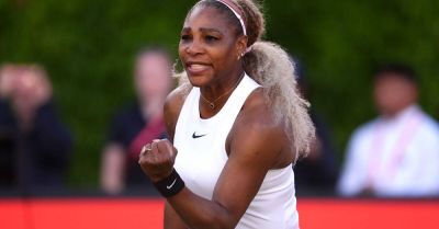 Serena Williams admits nerves kicked in before her winning return at Queen’s