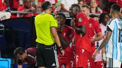 Leandro Paredes - Luis Pérez - Francesco Totti - Dan Ndoye - Switzerland's Embolo given red card for diving after VAR review - ESPN - espn.com - Switzerland - Portugal - Italy - Brazil - Argentina - Mexico - Ghana - state Missouri - South Korea
