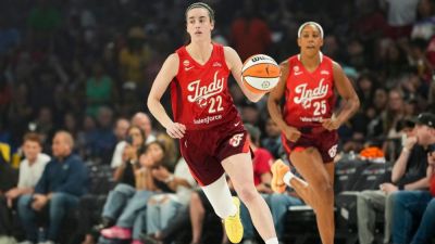 Fever beat Aces again as Caitlin Clark scores 12 in 24 minutes - ESPN