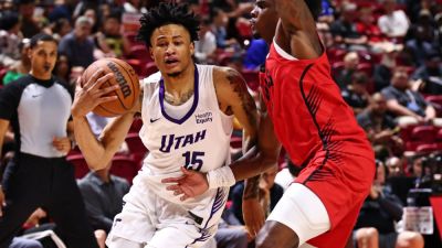 Jazz's Trey Alexander stretchered off in summer league game - ESPN