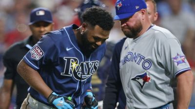 X-rays negative after AL 3B Junior Caminero hit by pitch - ESPN