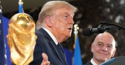Trump says ‘rigged election’ means he gets to host World Cup and Olympics