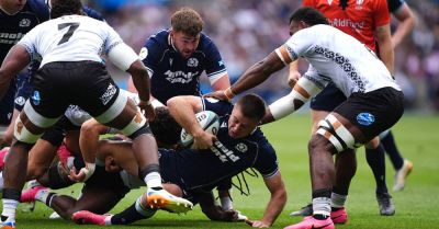 Jamie Dobie double sparks fightback as Scotland overcome Fiji challenge