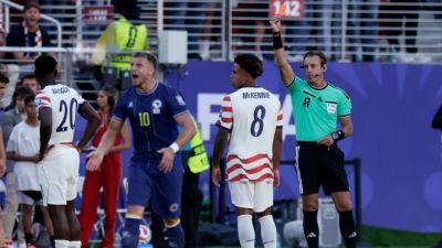 USMNT's Folarin Balogun gets red card, will miss Belgium game - ESPN