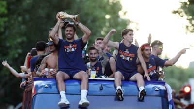 Spain's World Cup Parade Highlights, From Yamal And His Brother To Joyful Fans