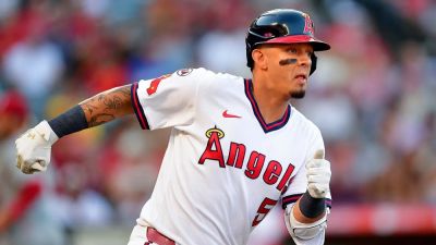 Gary A.Vasquez - Angels third baseman brings basketball onto the diamond, turns slick double play with unconventional move - foxnews.com - Los Angeles - county St. Louis