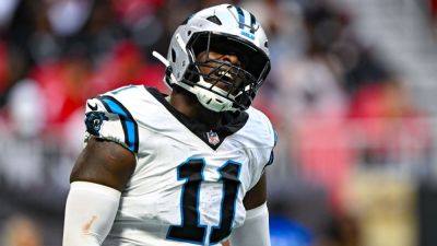 Panthers' Scourton carted off with knee injury on 1st day of camp - ESPN - espn.com - state North Carolina