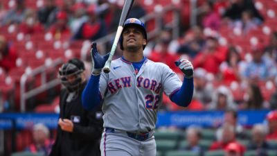 Juan Soto - Bo Bichette - Jorge Polanco - Mets' Juan Soto exits game with left calf soreness, set for MRI - ESPN - espn.com - New York - Los Angeles