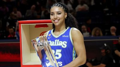 Bridget Carleton - Kayla Macbride - Azzi Fudd wins WNBA 3-point contest, becomes first rookie champion - foxnews.com - state Minnesota - state Illinois