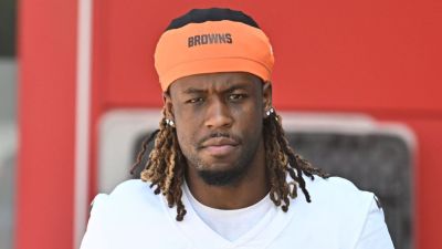 Deshaun Watson - Jerry Jeudy - Browns' Jerry Jeudy disputes video appearing to show QB pick - ESPN - espn.com - county Brown - county Cleveland