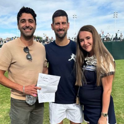 Novak Djokovic does gender reveal for fan couple - ESPN