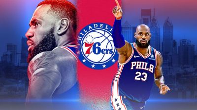 76ers celebrate LeBron James' arrival with coronation fit for King - ESPN