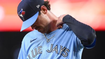 Blue Jays' Shane Bieber walks six in two-thirds of an inning - ESPN