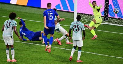 Fifa says ‘heartbeat graphic’ from data inside ball got Croatia VAR call correct