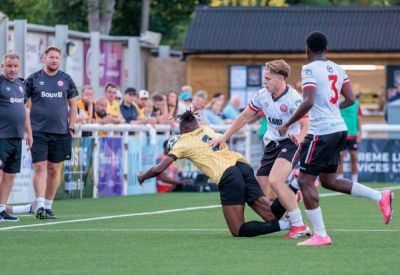 Chatham Town take on Maidstone United this Saturday in their final pre-season game ahead of the 2026/27 season – fresh from their midweek match against EFL side Barnet