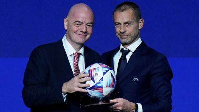 UEFA to boycott all FIFA competitions to protest World Cup private equity plan - ESPN