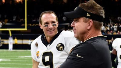 Sean Payton tearfully accepts Drew Brees' invitation to introduce QB for HOF - ESPN