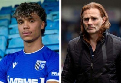 Gillingham manager Gareth Ainsworth’s reaction after a 2-1 win over Ebbsfleet United and an injury scare for new signing Sam Tabares
