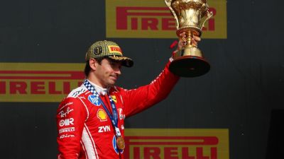 Max Verstappen - George Russell - Charles Leclerc - Lando Norris - Ferrari's Charles Leclerc takes first victory at British Grand Prix, George Russell second - ESPN - espn.com - Britain