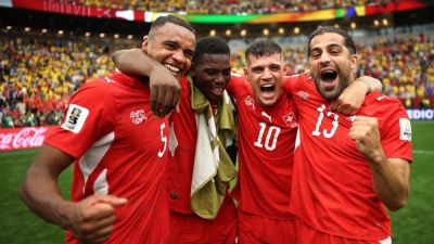 Switzerland overcome penalty 'curse' to oust Colombia at World Cup - ESPN
