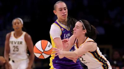 Cameron Brink - Caitlin Clark - Dan Dakich - Katelyn Mulcahy - Kelsey Mitchell - Stephanie White - Caitlin Clark's return falls flat after Fever coach limits her in loss to shorthanded Sparks - foxnews.com - Los Angeles - state Indiana
