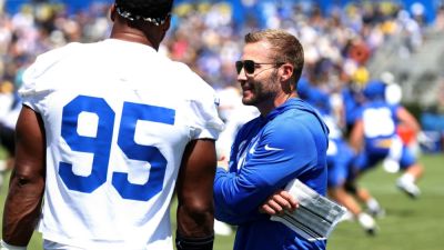 Sean Macvay - Aaron Donald - Rams' Sean McVay: No Aaron Donald update, but 'trending upwards' - ESPN - espn.com - Los Angeles - state California - county Hill - county Garrett