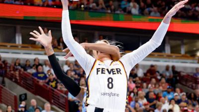 DiJonai Carrington dismisses Sophie Cunningham's notion that flagrant foul was 'intentional'