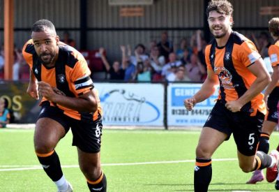 Folkestone Invicta captain and unlikely opening-day hat-trick hero Kevin Lokko on first-ever senior career treble, the goal-bonus chat put to bed by boss Jay Saunders and a Maidstone United return