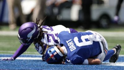 John Harbaugh - Giants QB Jaxson Dart 'puzzled' after latest concussion test - ESPN - espn.com - New York - state Minnesota - state New Jersey - county Rutherford