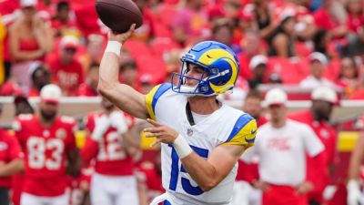 Matthew Stafford - Sean Macvay - Rams' top pick Simpson shines in 2-TD preseason debut vs. Chiefs - ESPN - espn.com - Los Angeles - county Brown - county Cleveland - county Simpson - county Baker